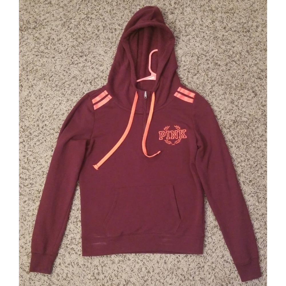 PINK Victoria's secret Quarter Zip Pullover